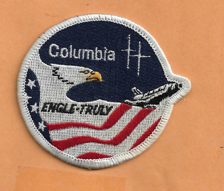 SHUTTLE  COLUMBIA STS-2  ENGLE-TRULY  PATCH  3"