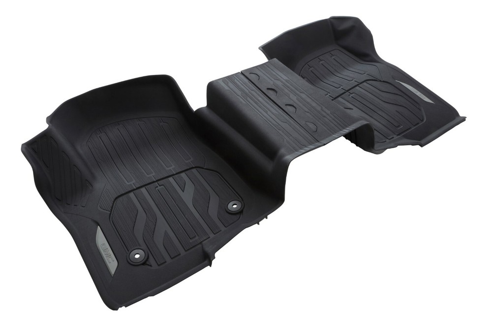 Interlocking Full Coverage Black Front Floor Liners 2019-25 New Sierra 84333608