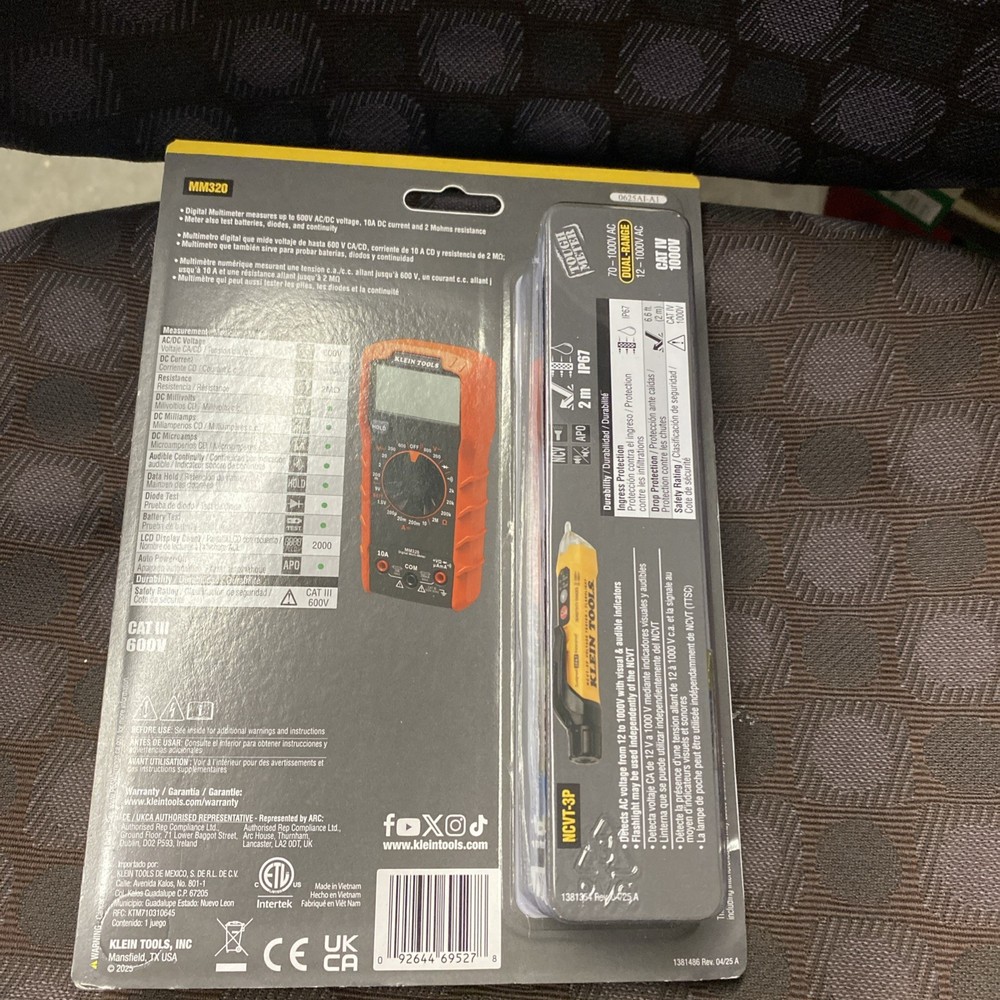 Klein Tools Electrical Test Kit # 25kit1