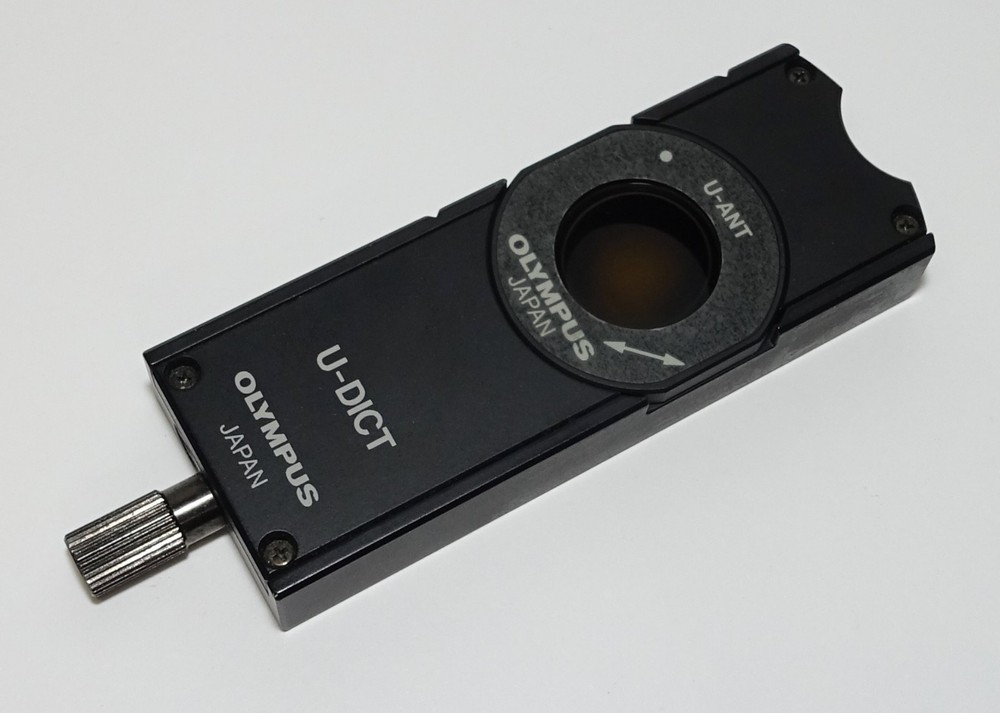Olympus U-DICT Nomarski Slider + U-ANT Analyzer For DIC Microscope