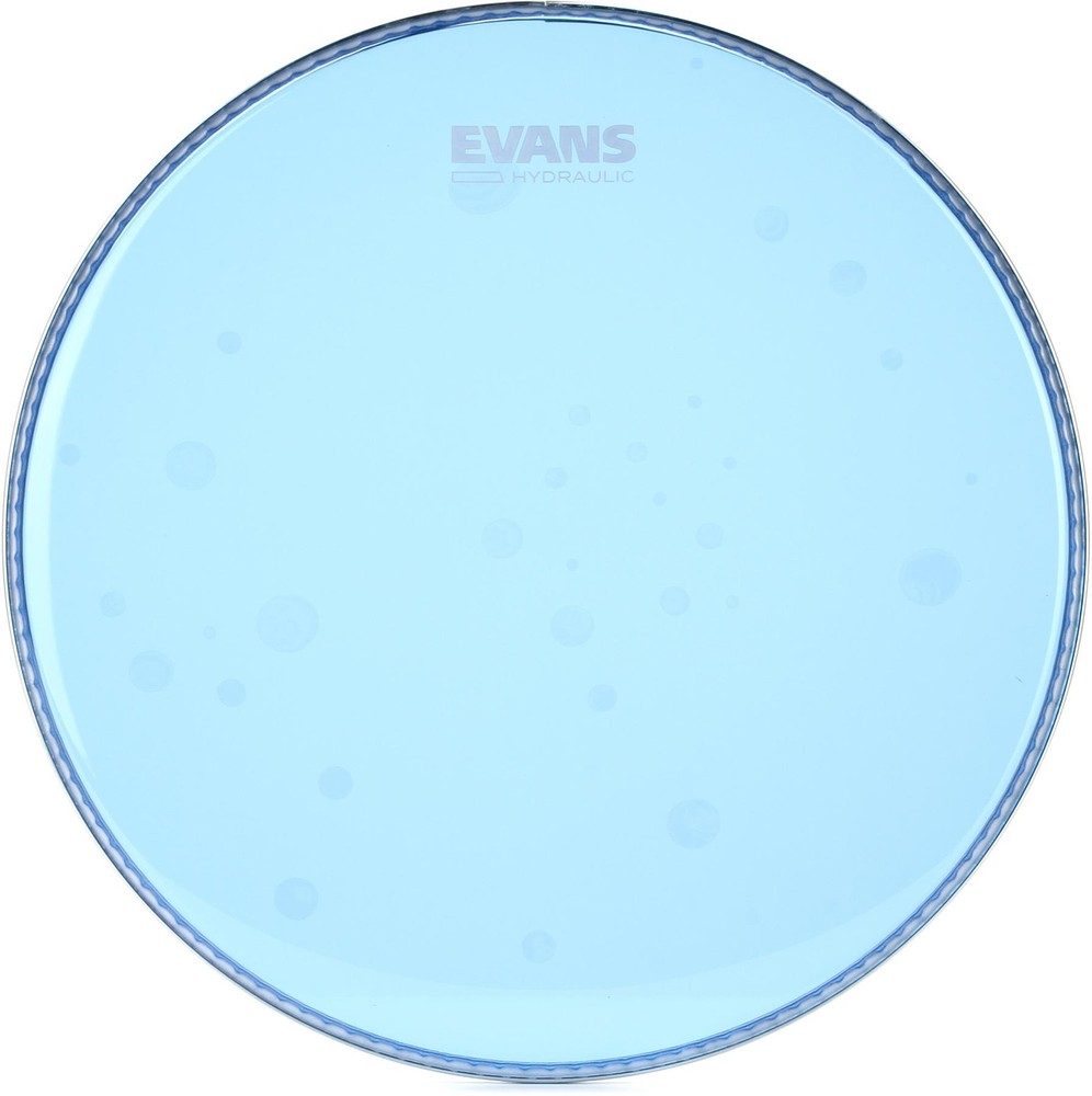 Evans Hydraulic Blue Drumhead - 14 inch + Evans TT10HB Value Bundle