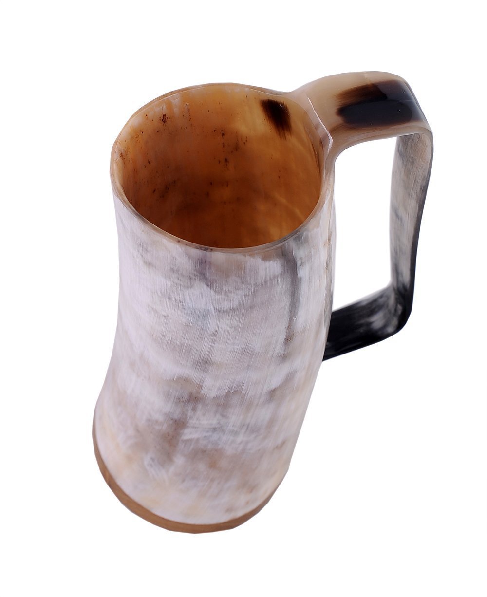 Game of thrones Real Horn Mug Beer wine Tankard Viking Drinking Cup with Handle