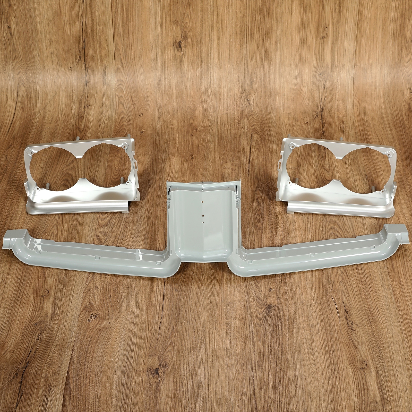 For 1971 1972 Oldsmobile Cutlass Headlamp Housings & Grille Center Stone Shield