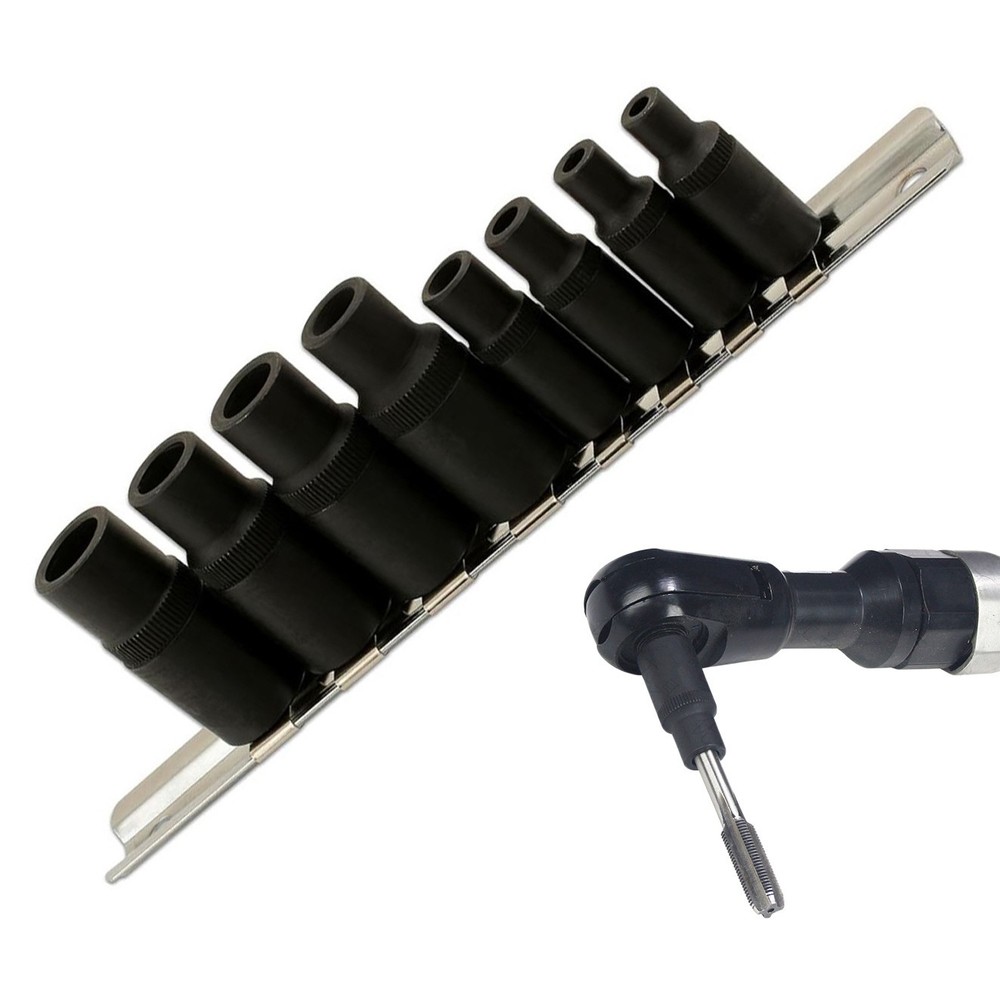 Functional Tap Socket Kit of 8Pcs Compatible with Multiple Drive Sizes