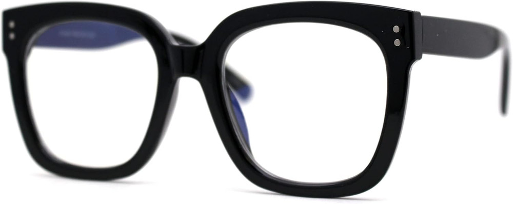 Thick Horned Boyfriend Frame Blue Light Blocking Computer Glasses