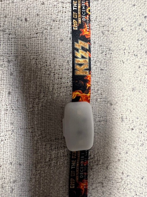 KISS LED Bracelet 12/1 Madison Square Garden “End Of The Road Tour” LAST SHOWS