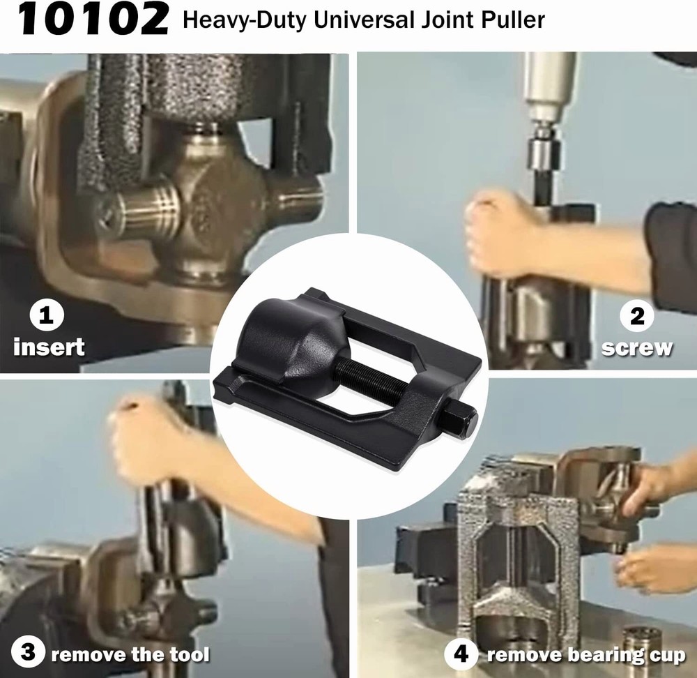 Heavy Duty 10102 U Joint Puller (Class 6-8) & 5192 Bearing Cup Installer Tool