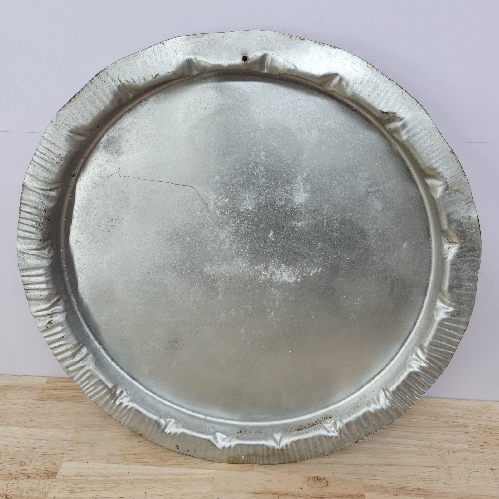 Vintage Pepsi Cola Metal Bottle Cap Sign 18"