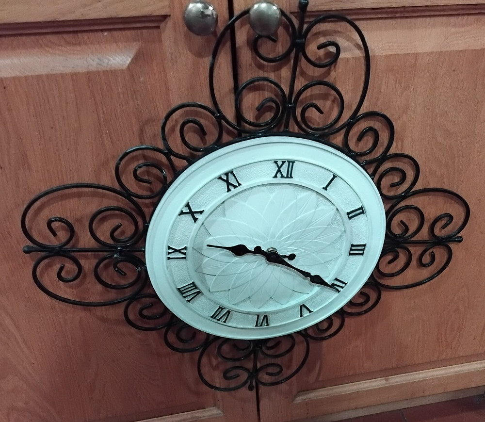 WALL CLOCK - 55x55cmm clock diameter 30cm