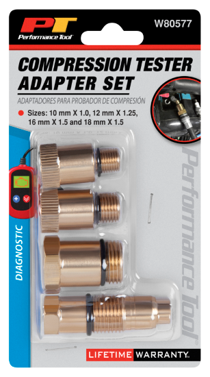 Performance Tool W80577 Compression Tester Spark Plug
