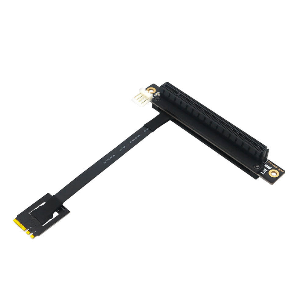 270 degree M.2(NGFF) Dual Key A-E To PCI-E 16X Adapter cable