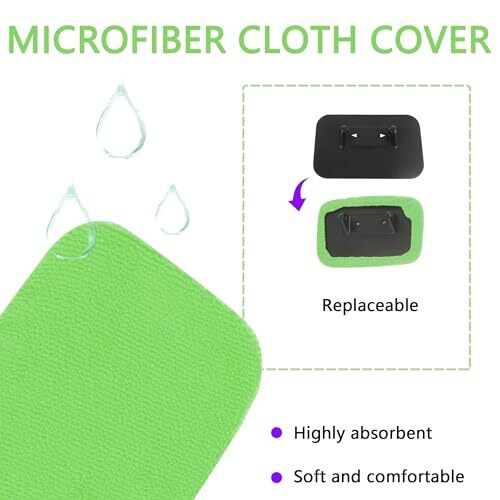 OFBAND Car Window Cleaner Tool Kit,Microfiber Car Windshield Cleaner Inside