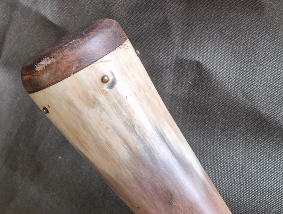 Muzzleloader Black Powder Priming Horn Flintlock Pan Charger