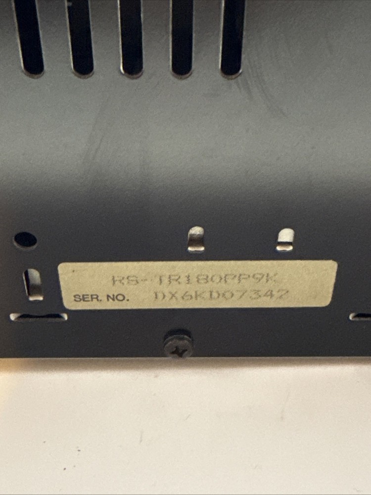 Technics RS-TR180 Stereo Cassette Deck Untested With Cassette/Powers On
