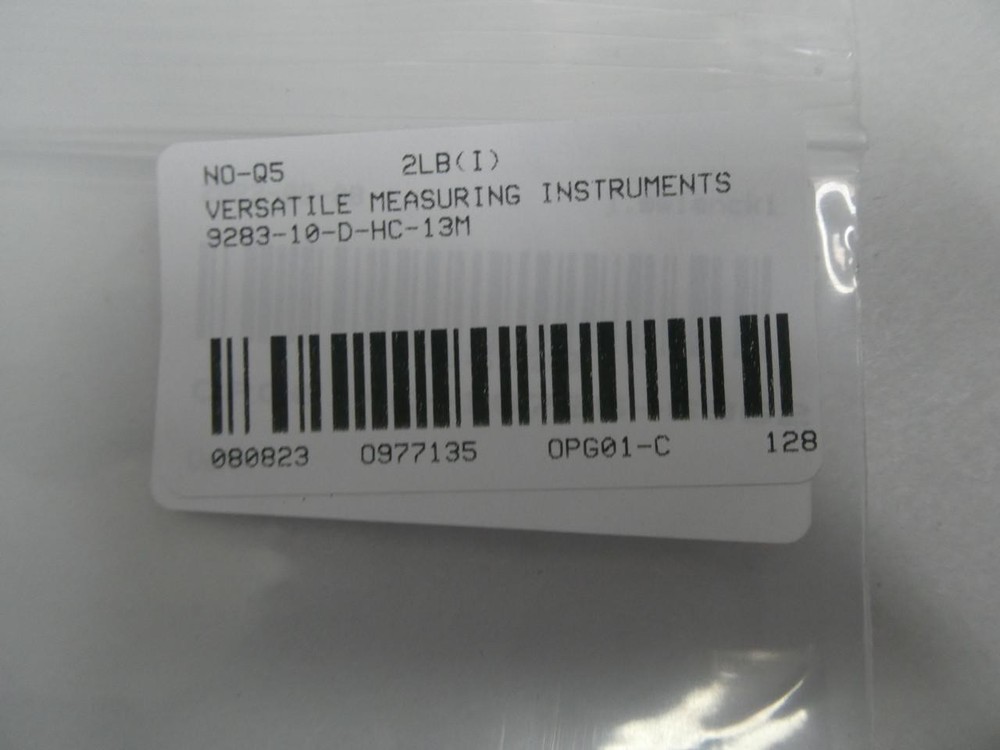 Versatile Measuring Instruments 9283-10-D-HC-13M Panel Meter 15-0-15%pp/sec