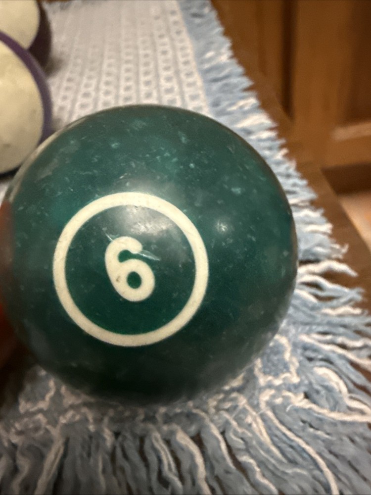 Vintage Billiards 2.1” Pool Balls Single Ring