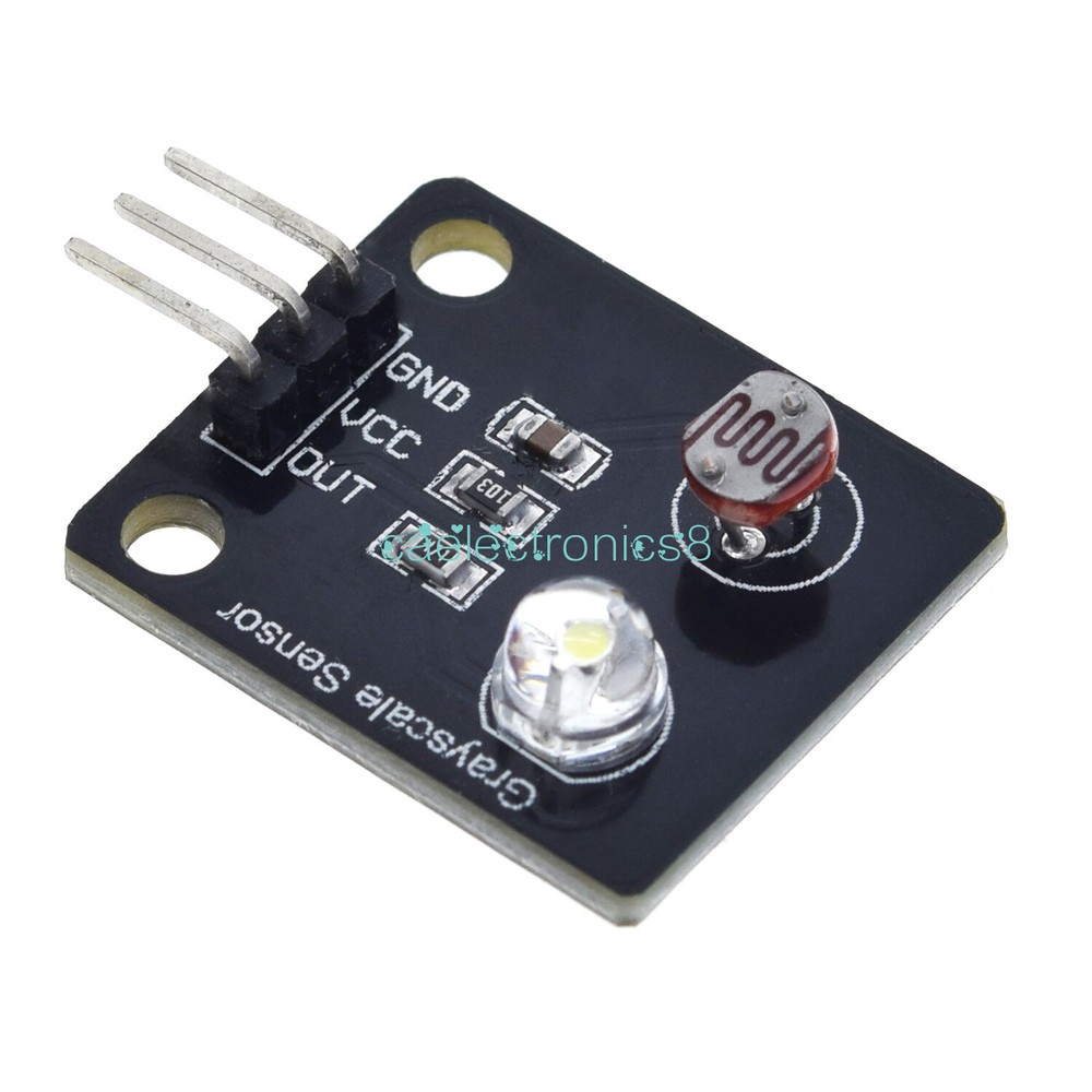 Photosensitive resistor Light Sensor Analog Grayscale Sensor For Arduino CA