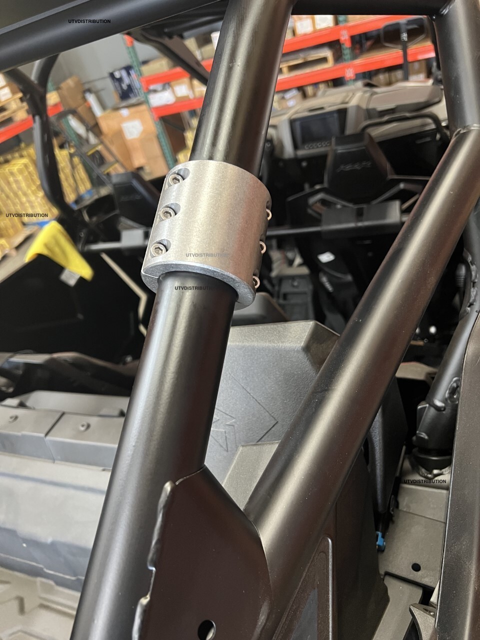 4 Steel tube clamps weldable bolt on 1.75" 1 3/4" roll cage mounts USA Made -L