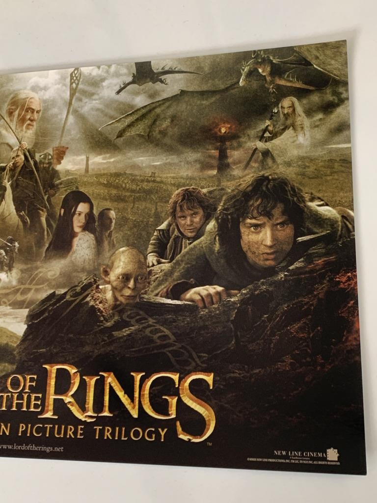The Lord of the Rings Trilogy Mini One Sheet Movie Poster 2003 Peter Jackson