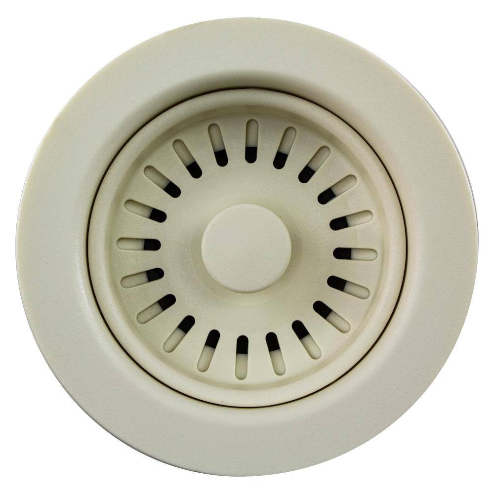 3.5 In. Plastic Strainer in Biscuit