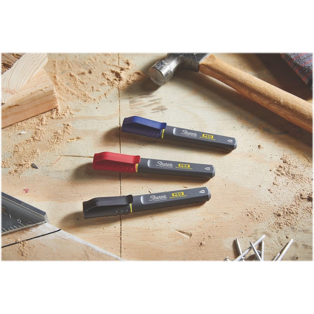 Permanent Marker, Fine Point, Black, 12 Count (2017818)