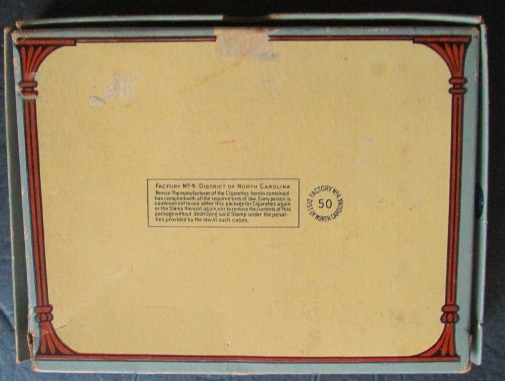 Camel Cigarette Flat 50's Empty Cardboard Box NOT TIN