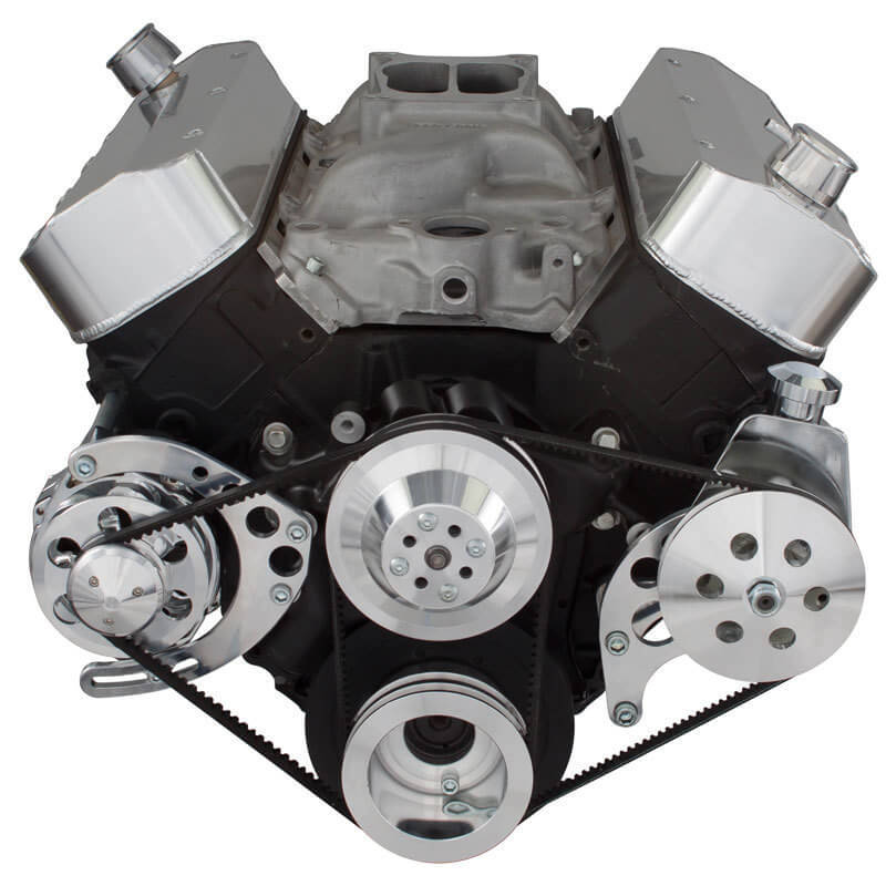Chevy Big Block V-Belt System - Power Steering, LWP