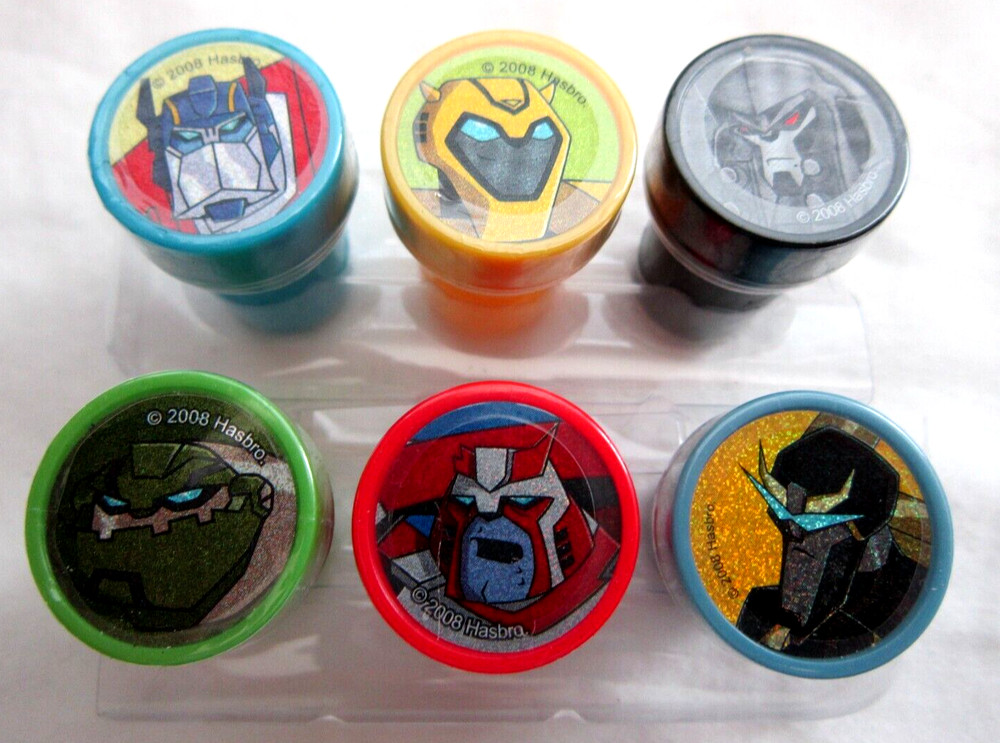 Unisex Transformers 6 Different Character Stampers Set-Brand New!AR3S