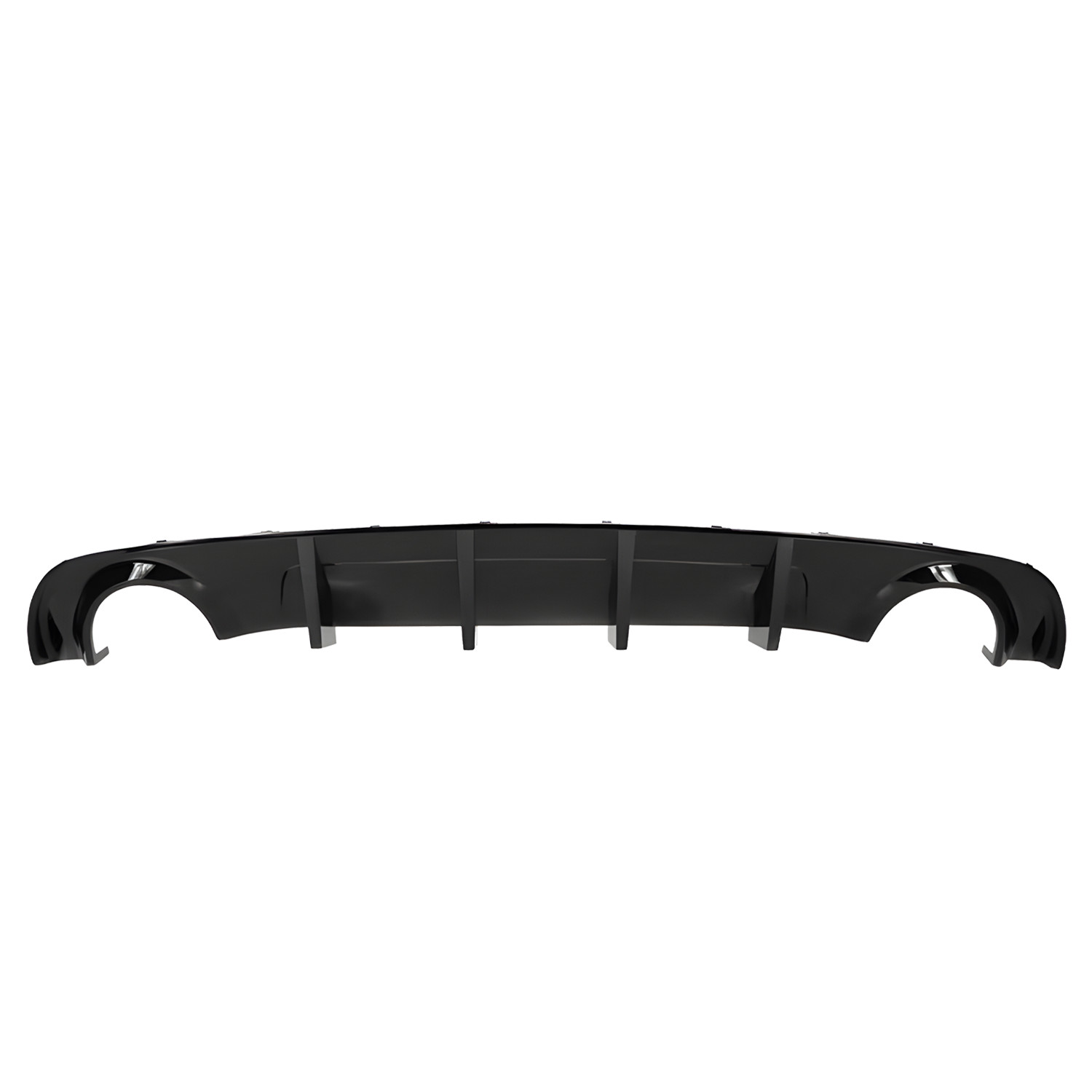 ABS Rear Bumper Diffuser Lip Gloss Black For Dodge Charger R/T SE SXT 2015-2023