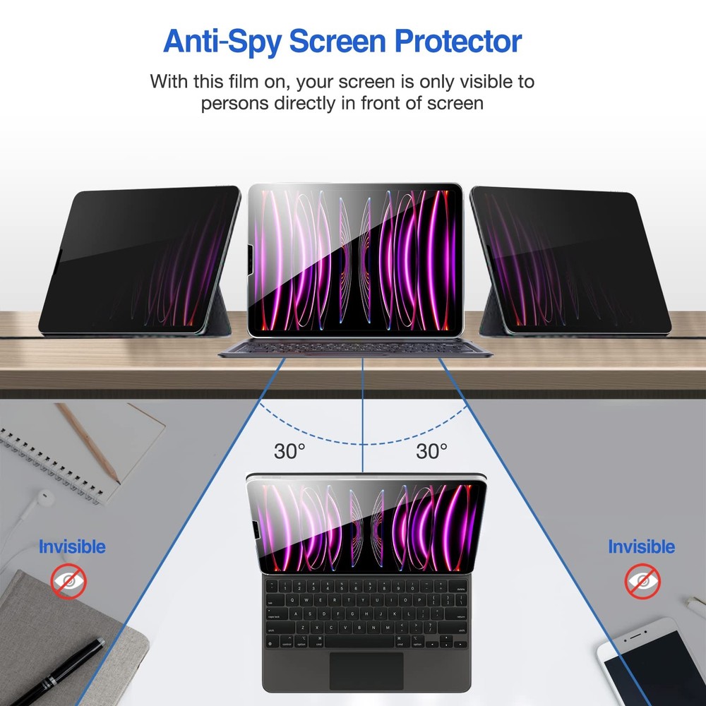 ProCase 1 Pack Privacy Screen iPad Pro 12.9 6th/5th/4th/3rd,