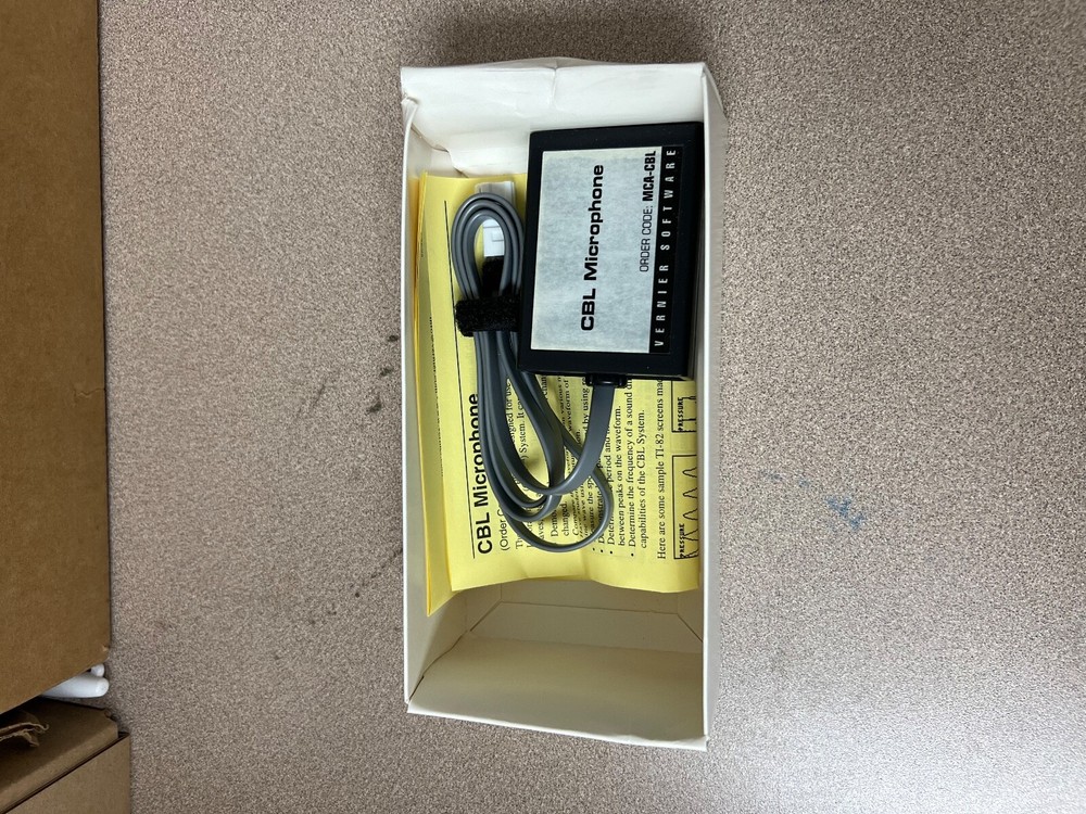 VERNIER SOFTWARE MICROPHONE FOR CBL MCA-CBL