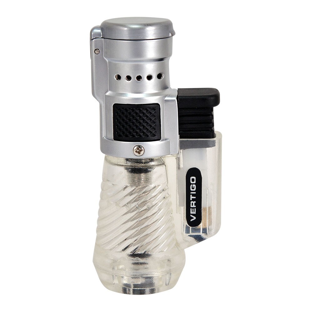 Vertigo Cyclone Triple Torch Lighter - Clear- 3 Pack