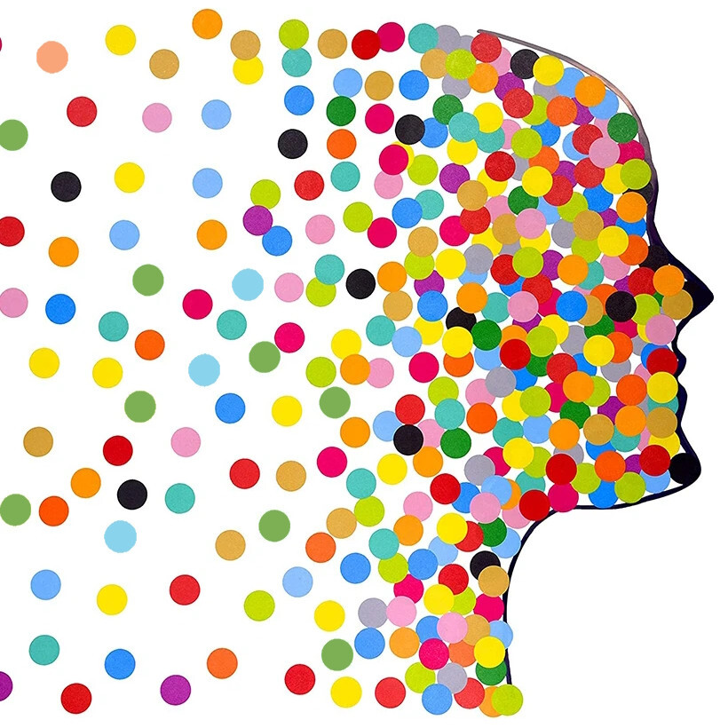 4200 PCS 3/4" Colored Dot Stickers Round Color Coding Labels Self Adhesive Label