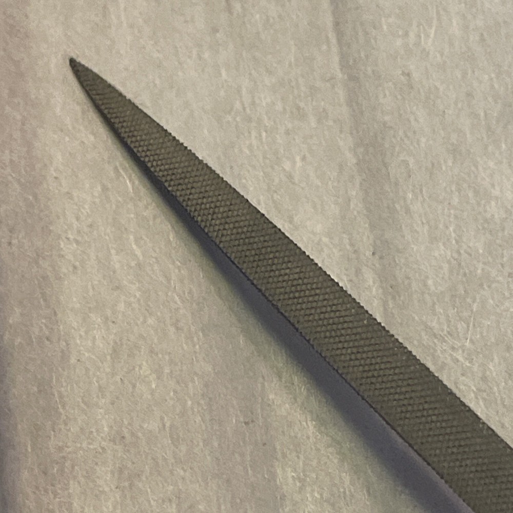 Nicholson Swiss Needle File Precision Three Square 2 Cut XF