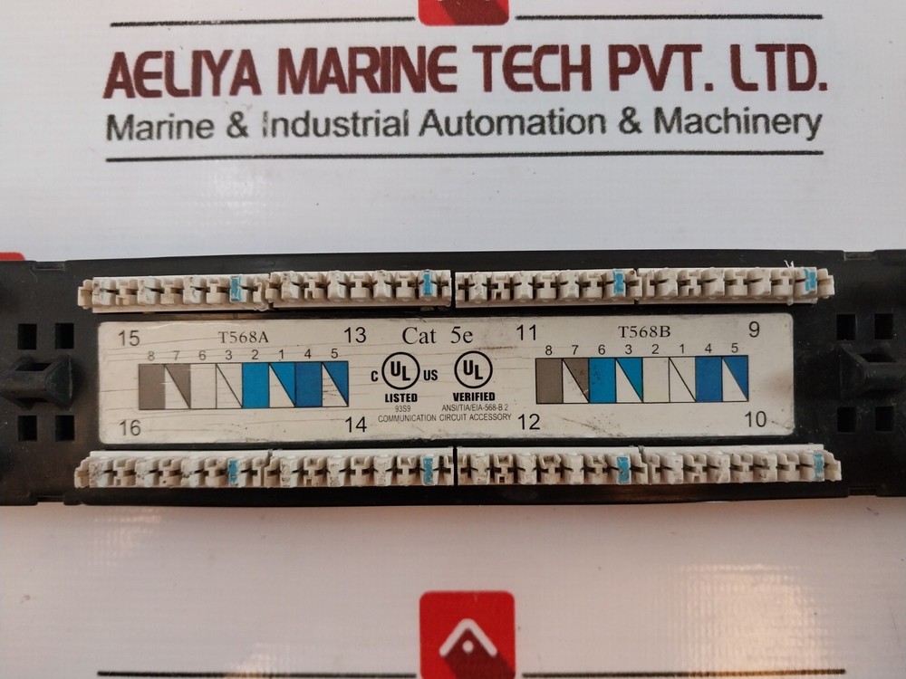 T568A/T568B CAT 5e Communication Rackmount Circuit Accessory