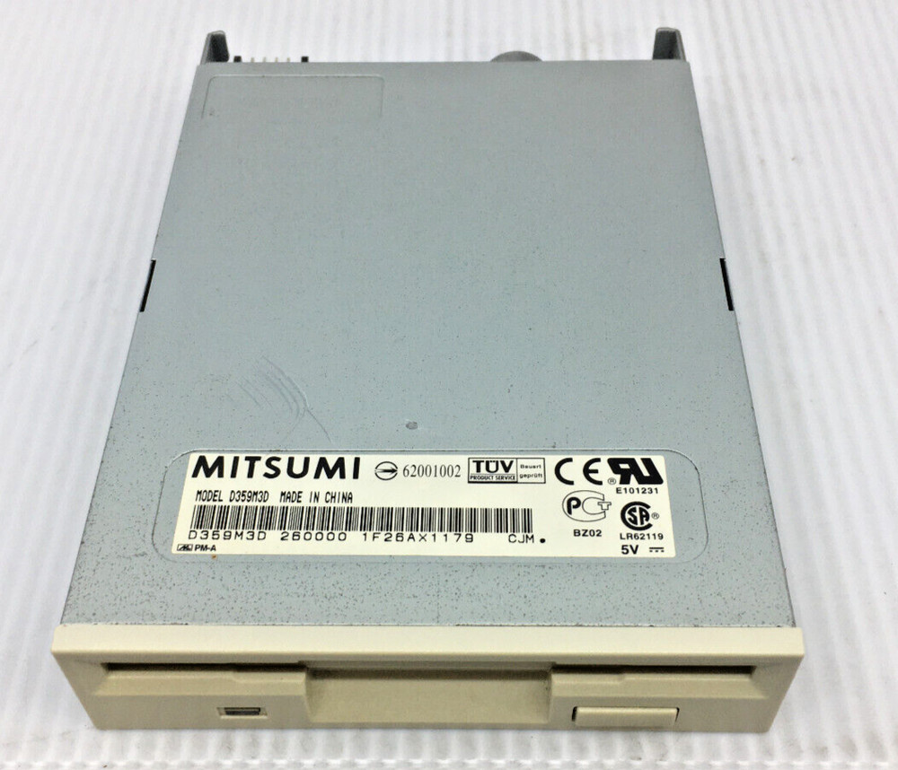 Mitsumi 3.5" Floppy Disk Drive D359M3D Beige Bezel- UNTESTED