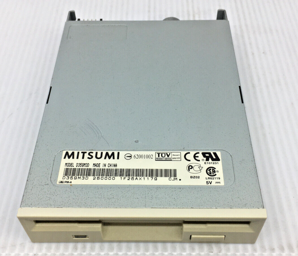 Mitsumi 3.5" Floppy Disk Drive D359M3D Beige Bezel- UNTESTED