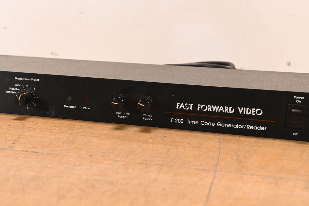 Fast Forward Video F200 Time Code Generator / Reader CG01C7D