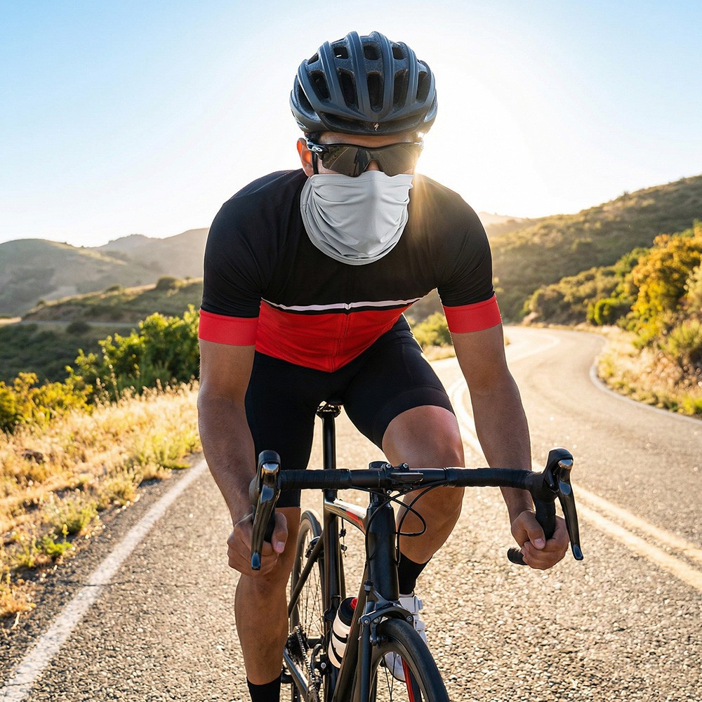 6 PCS UV Protection Cooling Neck Gaiter Face Mask Cover Scarf Breathable Bandana