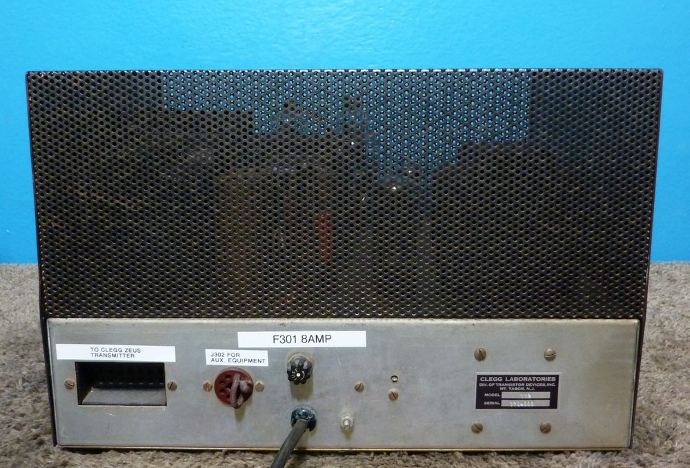 Clegg Labs Interceptor Receiver & Zeus Transmitter 6m & 2m w/Power Supply NICE!