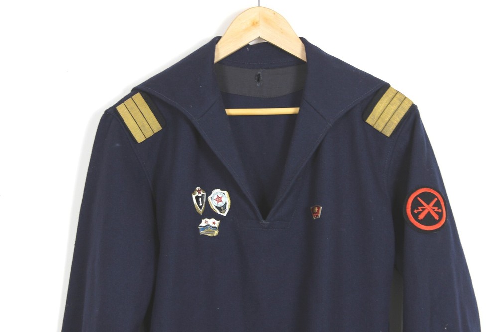 Soviet sailor uniform Soviet Navy Red army USSR Sergeant