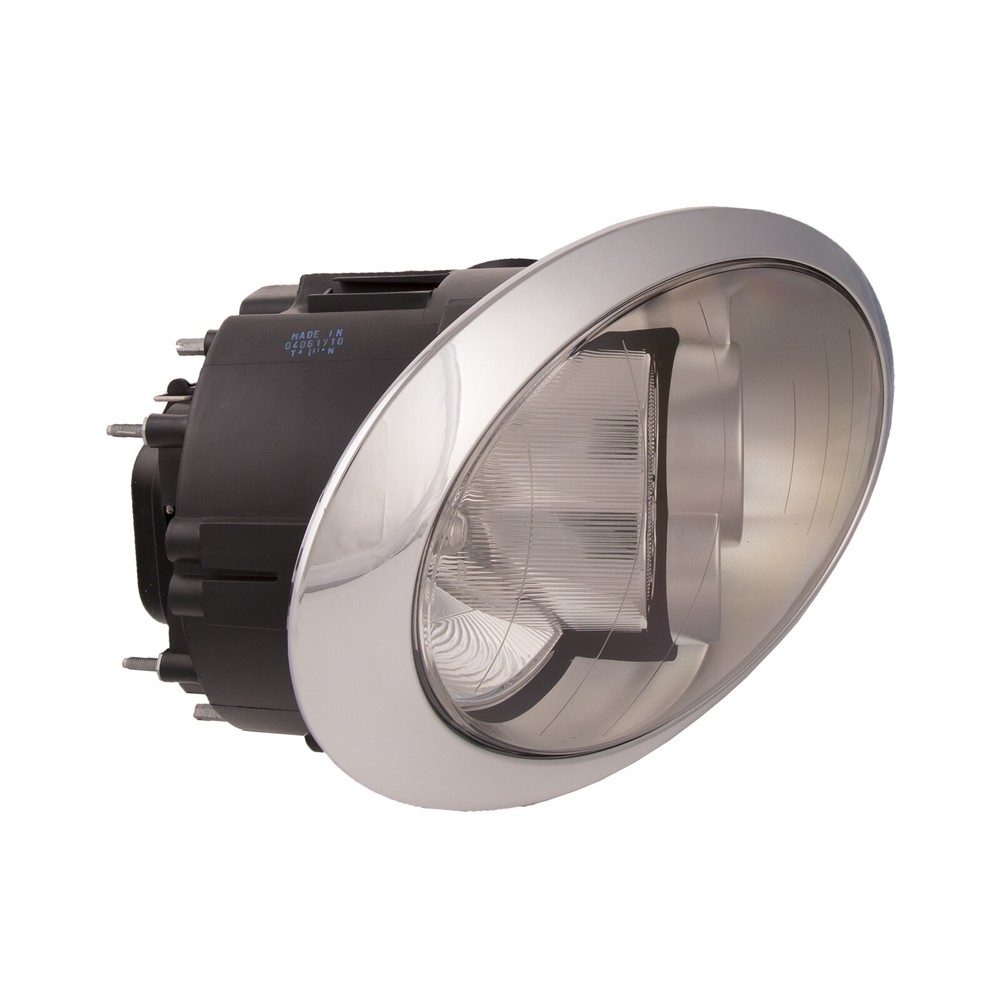 Headlight Halogen Set Chrome with Performance Lens Fits Mini Cooper