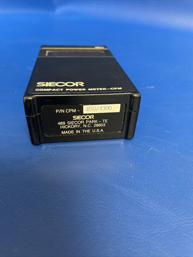 GENUINE SIECOR CPM Compact Optical Power Meter TE-010 / CLEAN