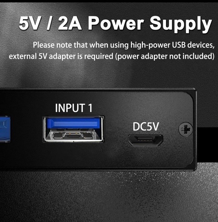 USB 3.0 Switch Selector 4 Port,KVM Switcher 4 Computers Sharing 4 USB Devices...