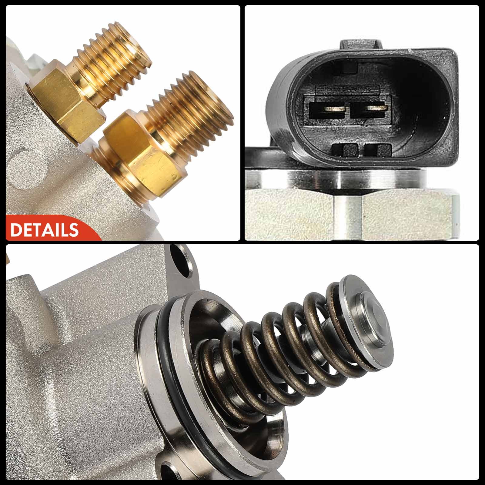 2x Left & Right Side High Pressure Fuel Pump for Audi Q7 RS4 Volkswagen Touareg