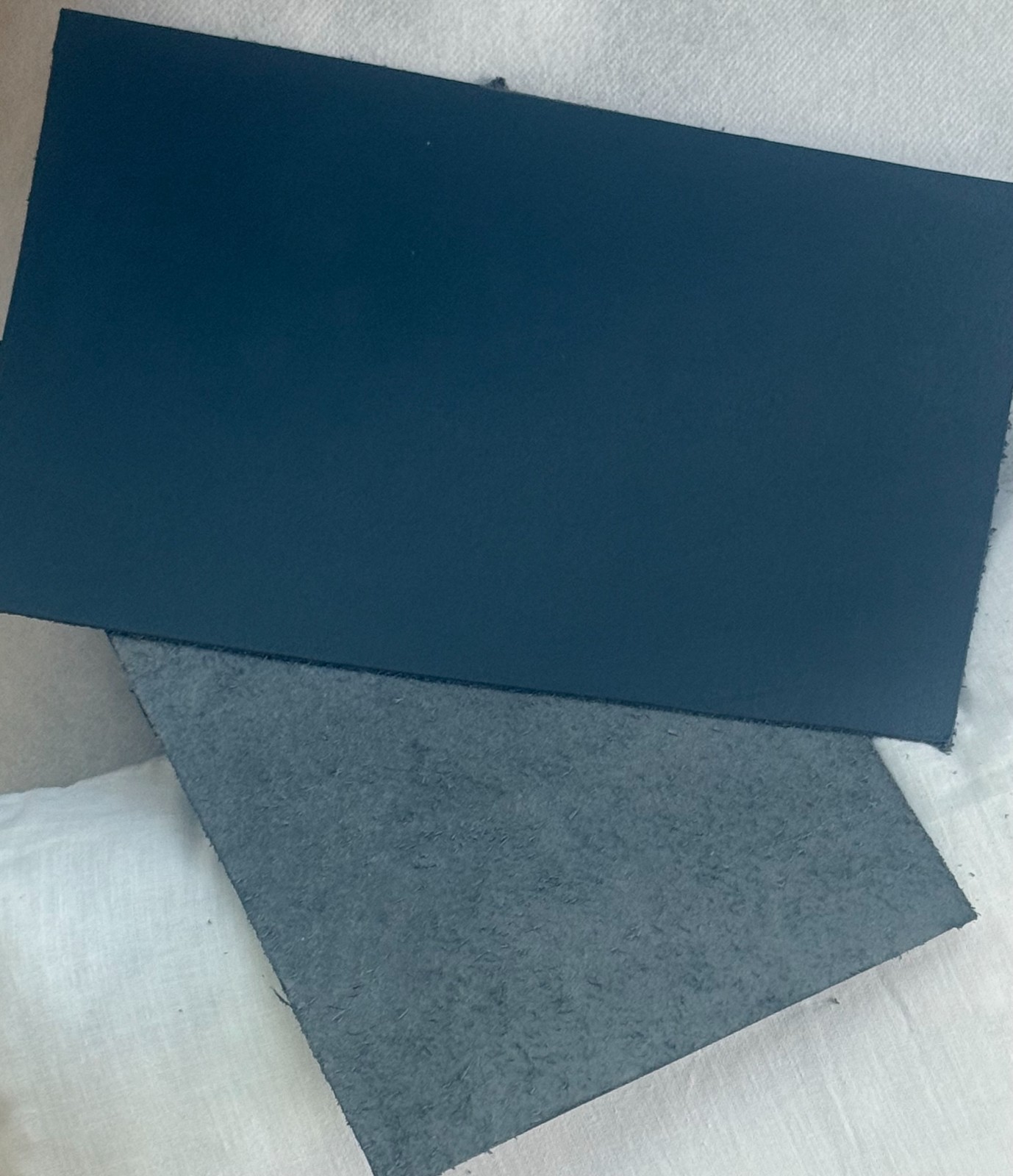 Premium Real Leather Grey, Green, Blue, Brown, Black Pre-Cut Cowhide Full Grain