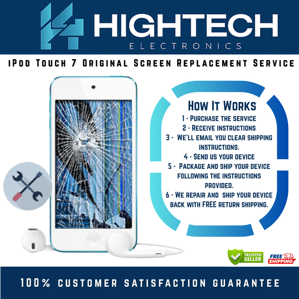 iPod Touch 7 Touch Screen LCD Display Digitizer Replacement Fix Repair Service