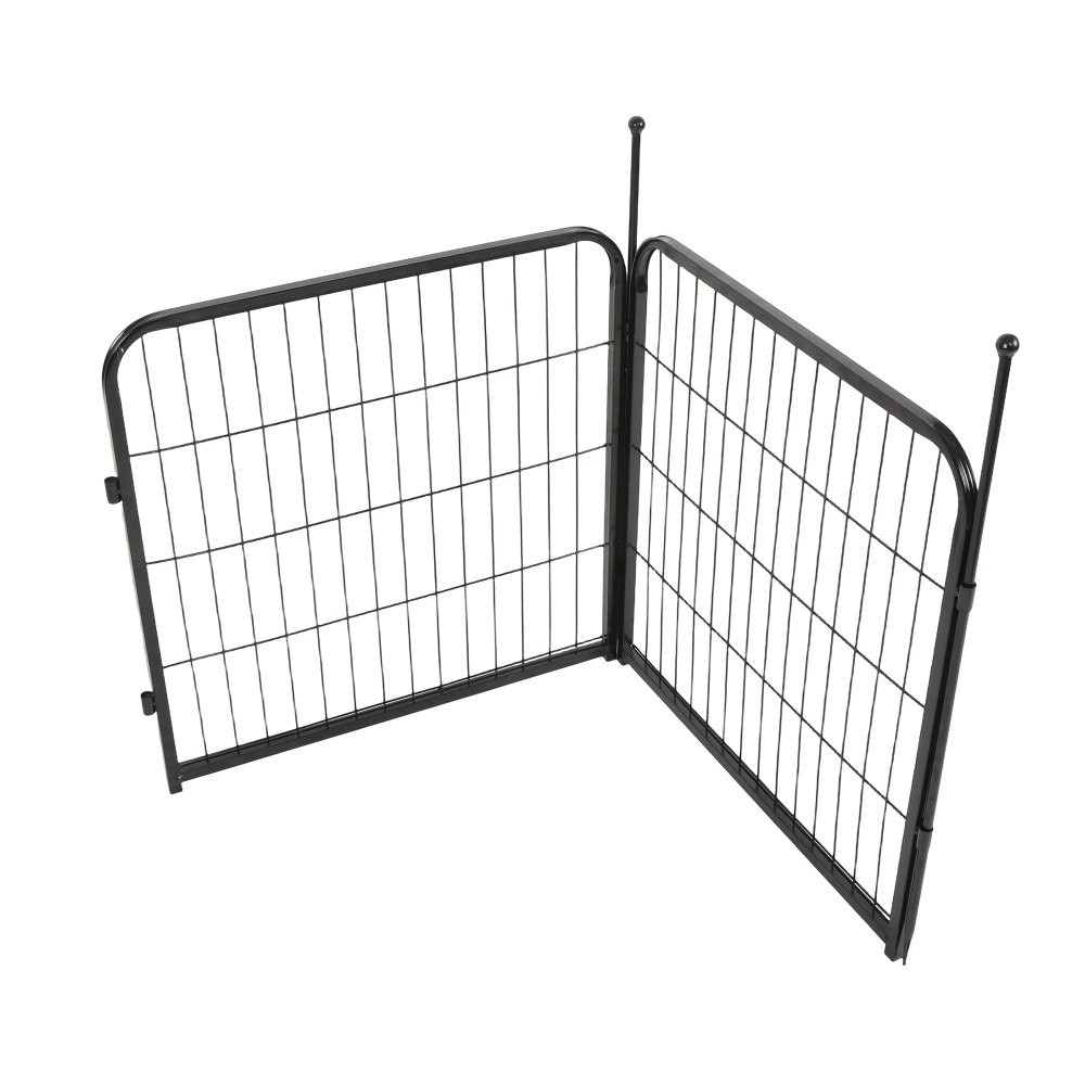 Dog Playpen 24 Inch 16 Panels Heavy Duty Metal Pet Exercise Pen Indoor Outdoor