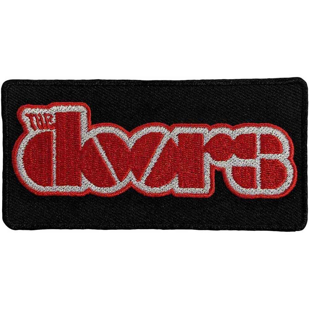 The Doors Red Logo Woven Patch Size One Size