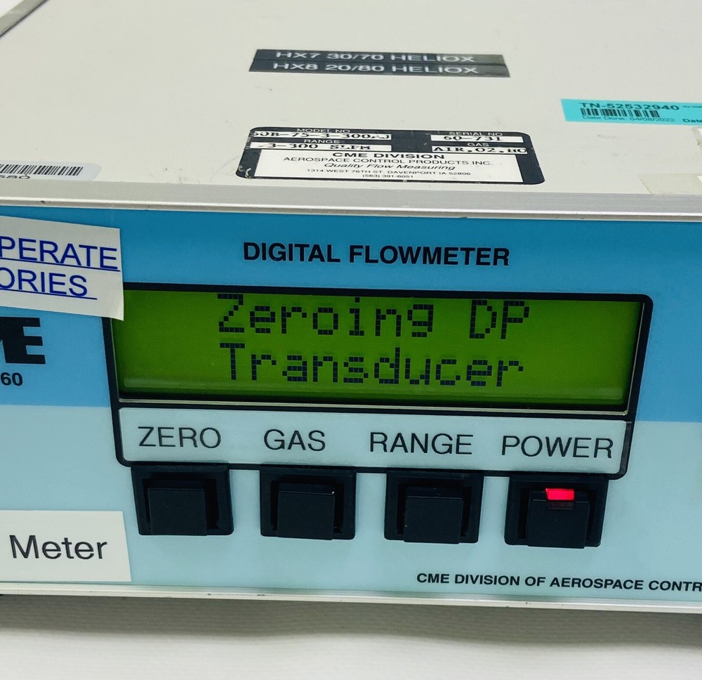 CME Model 60 Digital Flowmeter 60B-75-3-300AJ